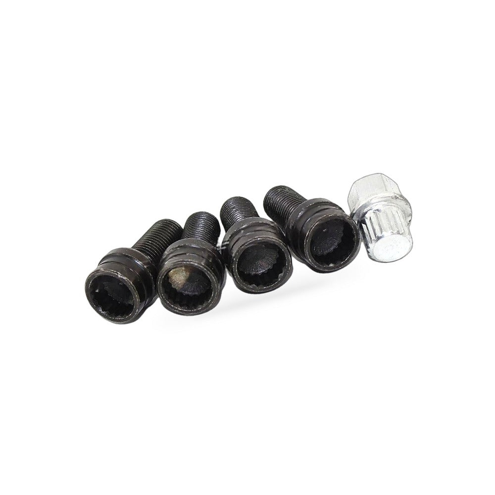 Set of 4 Wheel Lock Bolts Suitable for VW Golf 4 MK4 Passat B5 1998-2005 - BD4