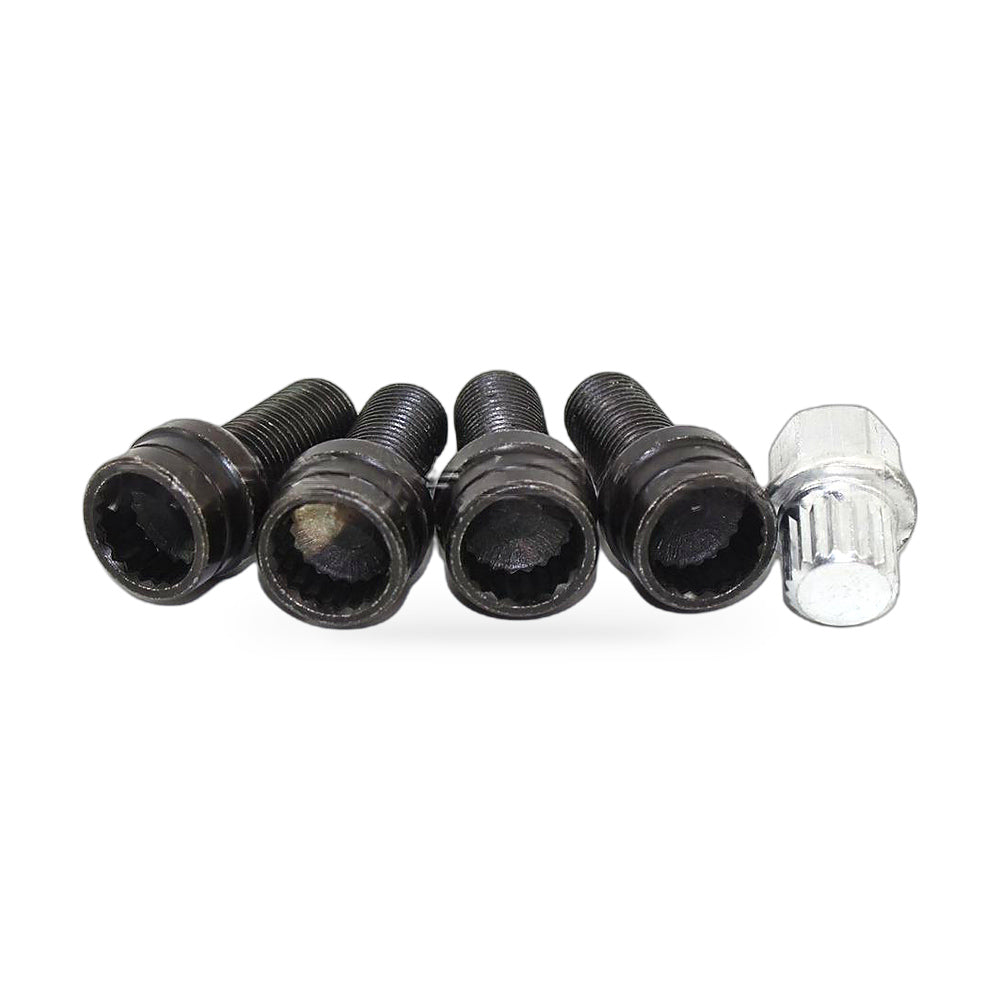 Set of 4 Wheel Lock Bolts Suitable for VW Golf 4 MK4 Passat B5 1998-2005 - ZT3