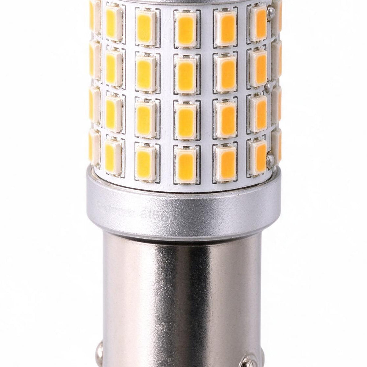 PY21W 1156 Amber LED Turn Signal Globes Suitable for Universal Vehicles 12V - XQ1