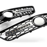 Fog Light Grille with LED DRL Suitable for Audi A3 S3 RS3 2007-2012 8P - XQ1