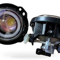 LED Angel Eye Lens White Fog Light Suitable for Toyota Avanza 2012-2019 Left - XQ1