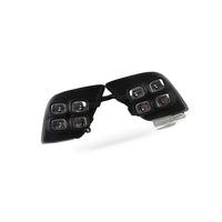 LED DRL Fog Light Frame Suitable for Toyota Hilux Revo 2015-2017 4-Eye White - BD2
