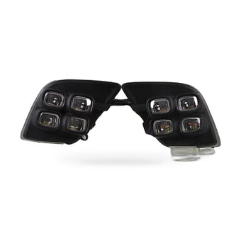 compare product LED DRL Fog Light Frame Suitable for Toyota Hilux Revo 2015-2017 4-Eye White