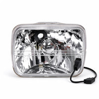 7x5 inch Square LED Headlight Assembly H4 Suitable for Jeep Wrangler Cherokee XJ - ZT2