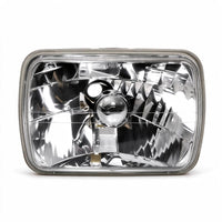 7x5 Inch Square LED Headlight Assembly Glass Lens Suitable for Jeep Wrangler CJ - ZT2