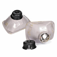 7x5 Inch Square Head Light Glass Lens Set Suitable for Jeep CJ5 CJ7 Wrangler - BD1