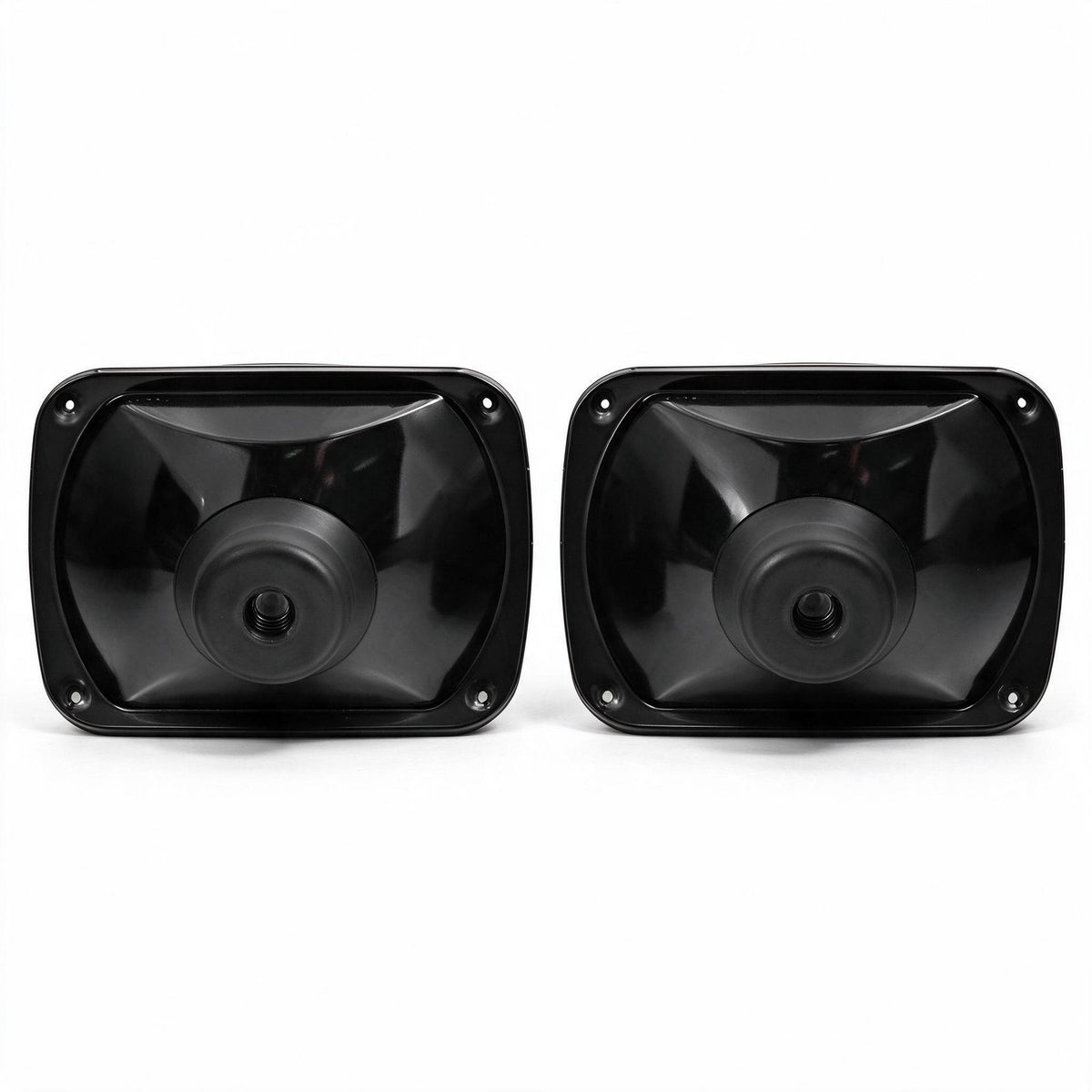 7" Square Head Lamp Set with H4 LED Globes Suitable for Jeep Wrangler CJ Ford - ZT2