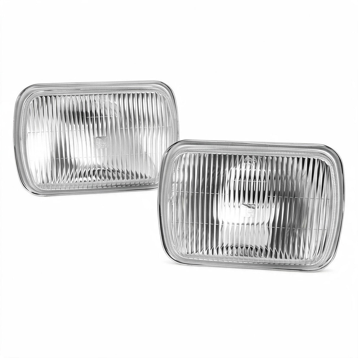 7 Inch Round Semi Sealed Head Light Set Suitable for Chevrolet C10 Ford F-100 - ZT2