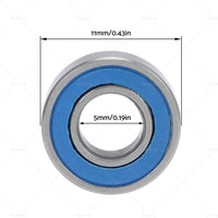 {{ 5x11x4mm Bearings Suitable for RC Tamiya 1150 HPI Savage Traxxas Axial Losi MR115-2RS }} - Buy Car Parts Online at {{ Kaka Auto Parts }}.