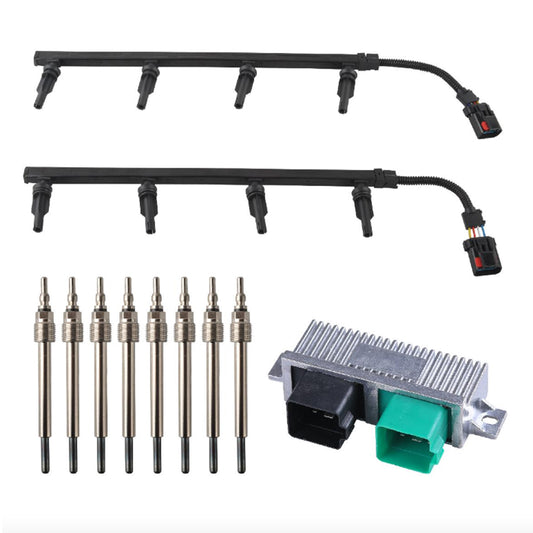 Glow Plug Kit Suitable for Ford F250 6.0L Diesel