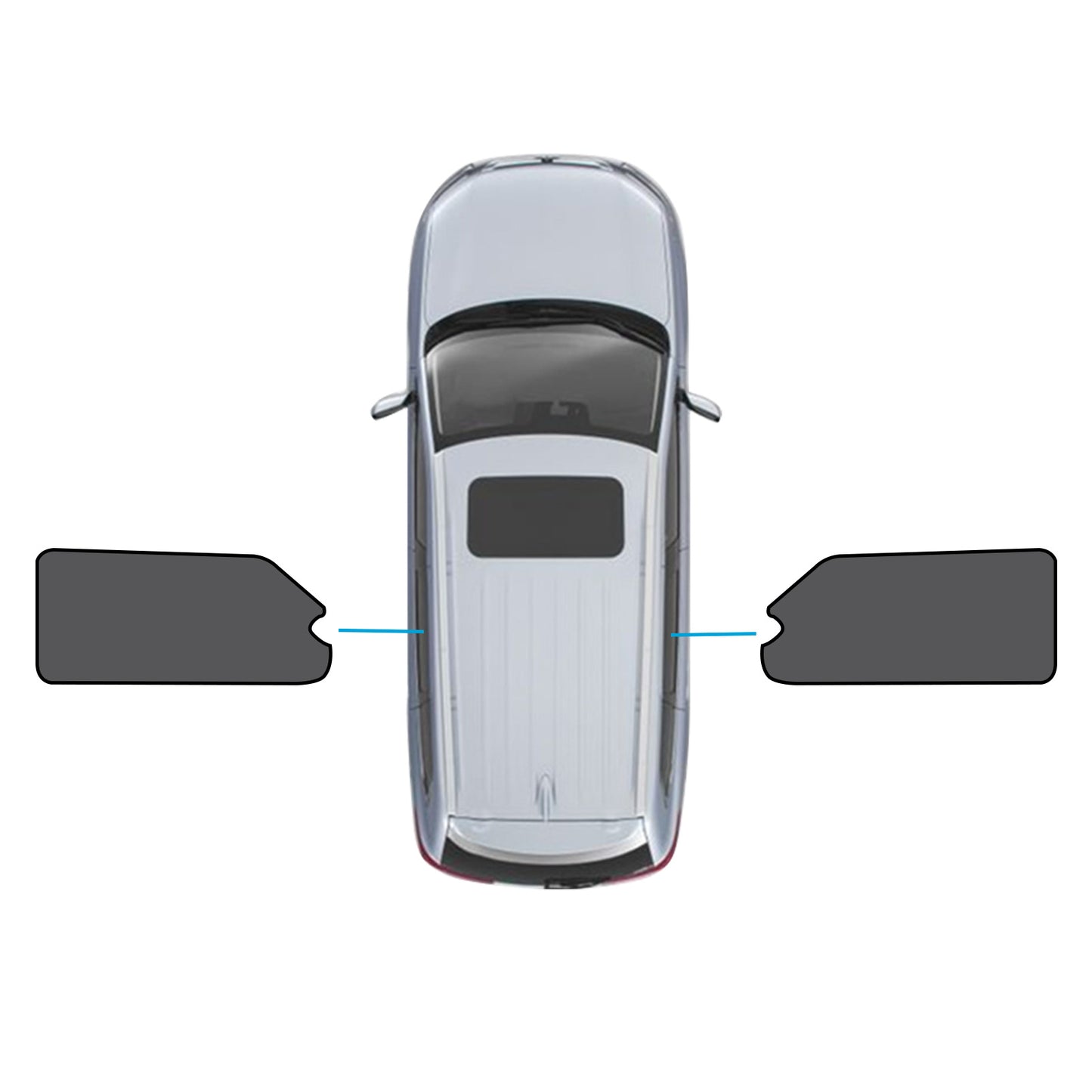 {{ 2x Car Rear Window Shades Suitable for LDV G10 2014-Present UVB&UVA Protection }} - Buy Car Parts Online at {{ Kaka Auto Parts }}.