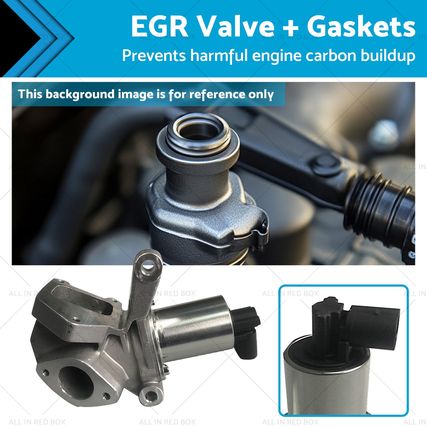 {{ EGR Valve + Gaskets Suitable For Ssangyong  	Kyron SUV 2.0 2.7 Xdi 4x4 2006-2012 }} - Buy Car Parts Online at {{ Kaka Auto Parts }}.