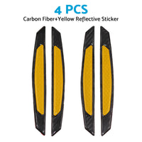 Reflective Carbon Fiber Car Door Edge Guard Bump Protector Sticker Suitable For Universal Use