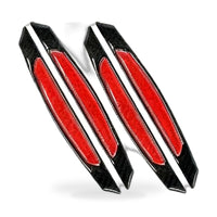 Reflective Carbon Fiber Car Door Edge Guard Bump Protector Sticker Suitable For Universal Use