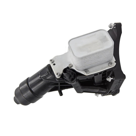 Black Engine Oil Cooler Filter Housing Suitable For BMW F20 / F22 / F30 / G30 / G32