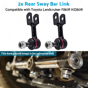 compare product 2x Rear Sway Bar Link Suitable for 92-19 Toyota Landcruiser FJ80R HZJ80R
