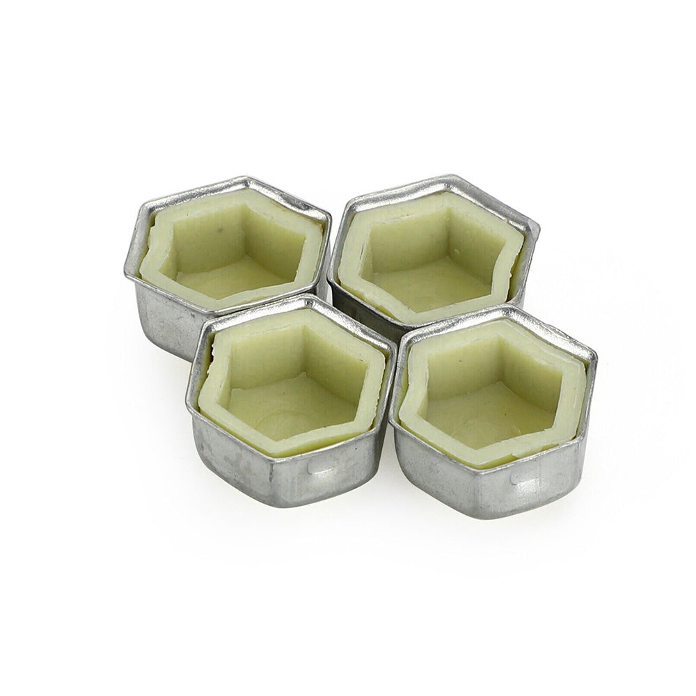 Set Of 4 Steering Lock Stop Bolt Caps With Nuts Suitable For Nissan Navara D22 4WD
