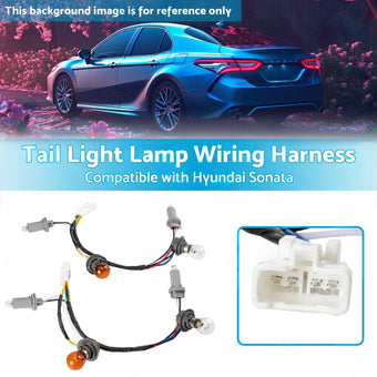 compare product Tail Light Lamp Wiring Harness Suitable for 92450-3Q000 11-14 Hyundai Sonata