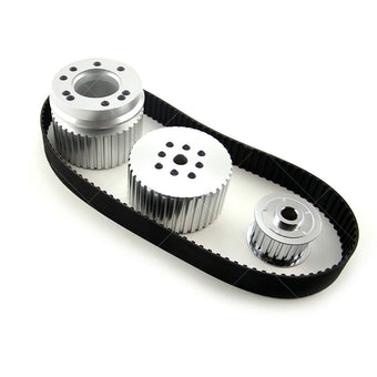 compare product Small Block 302 351C Cleveland Gilmer  and  Belt Drive Pully Kit Suitable for Ford