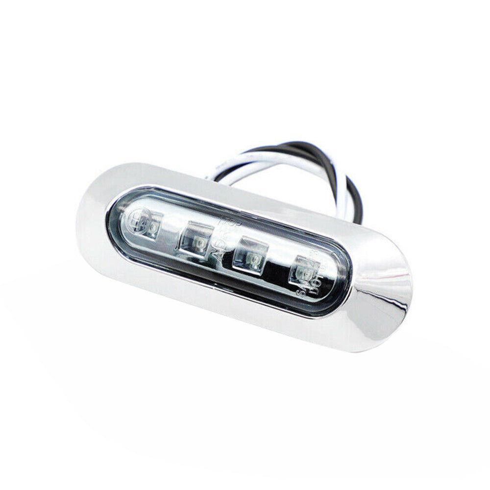 10x LED Clearance Side Marker Lights Suitable For Truck Trailer Caravan Amber & Red