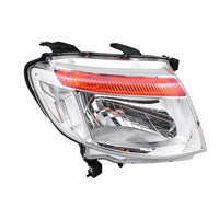 Head Light Chrome LHD LED Globes Pair Suitable for Ford Ranger PX XLT 2011-2015 - BD2