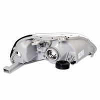 Head Light Assembly Chrome with LED H4 Globes Suitable for Honda Civic 1984-2000 - BD2