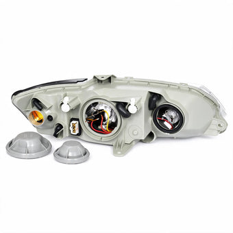 compare product Head Light Chrome Executive S Acclaim Amber Lens Cap LED Globes Suitable for