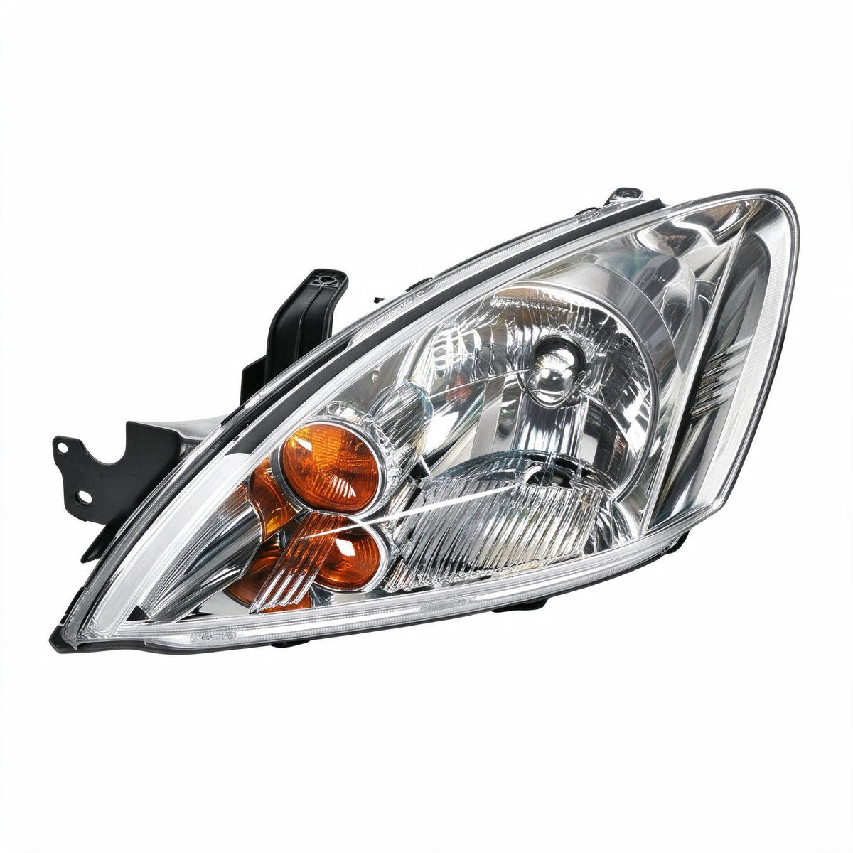 Headlight Assembly Chrome with LED Globes Suitable for Mitsubishi Lancer CH - BD2