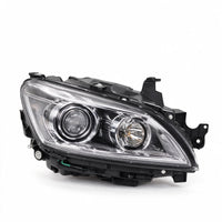 Headlight Assembly Chrome with LED Globes Suitable for Mitsubishi Lancer CH - ZT2