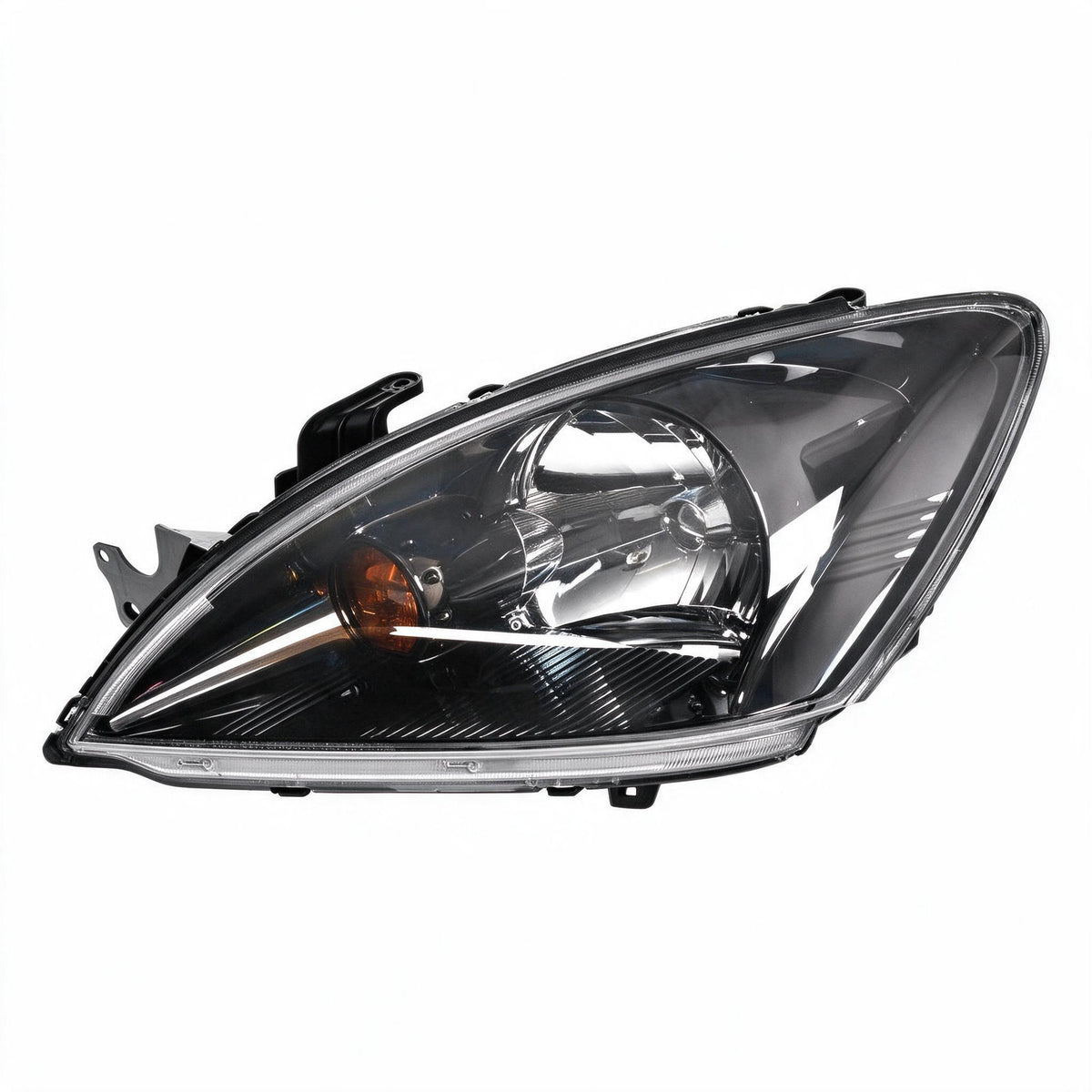 Headlight Assembly Black Housing Set LH RH Suitable for Mitsubishi Lancer CH - BD1