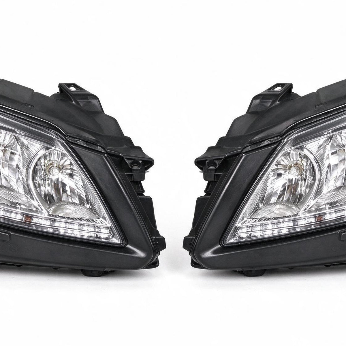 Head Light Assembly Black with LED Globes Set Suitable for Toyota Camry CV36 - XQ1