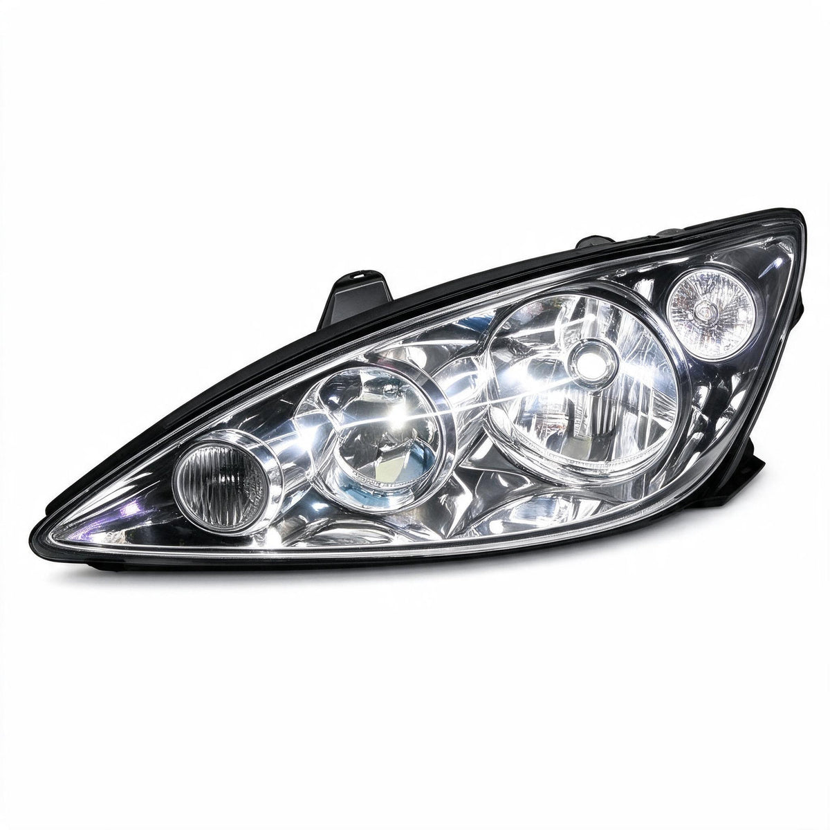 Headlight Assembly Chrome LED H4 HB3 Suitable for Toyota Camry CV36 2004-2006 - BD2