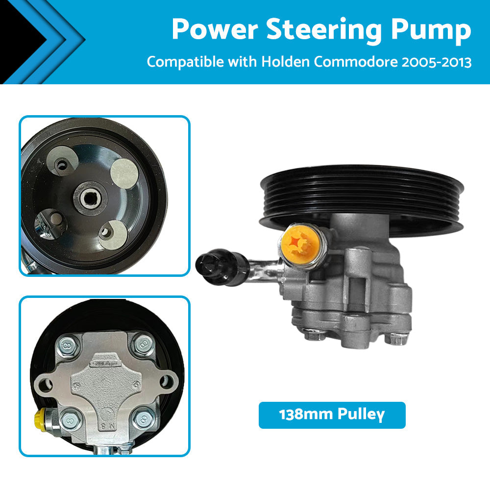 Power Steering Pump  and  Pulley For Holden Commodore 6. 0L V8 VE VZ L98  2005-2013