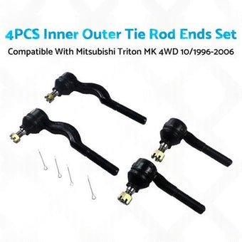 compare product Inner & Outer Tie Rod End Kit Suitable for Mitsubishi Triton MK 4WD