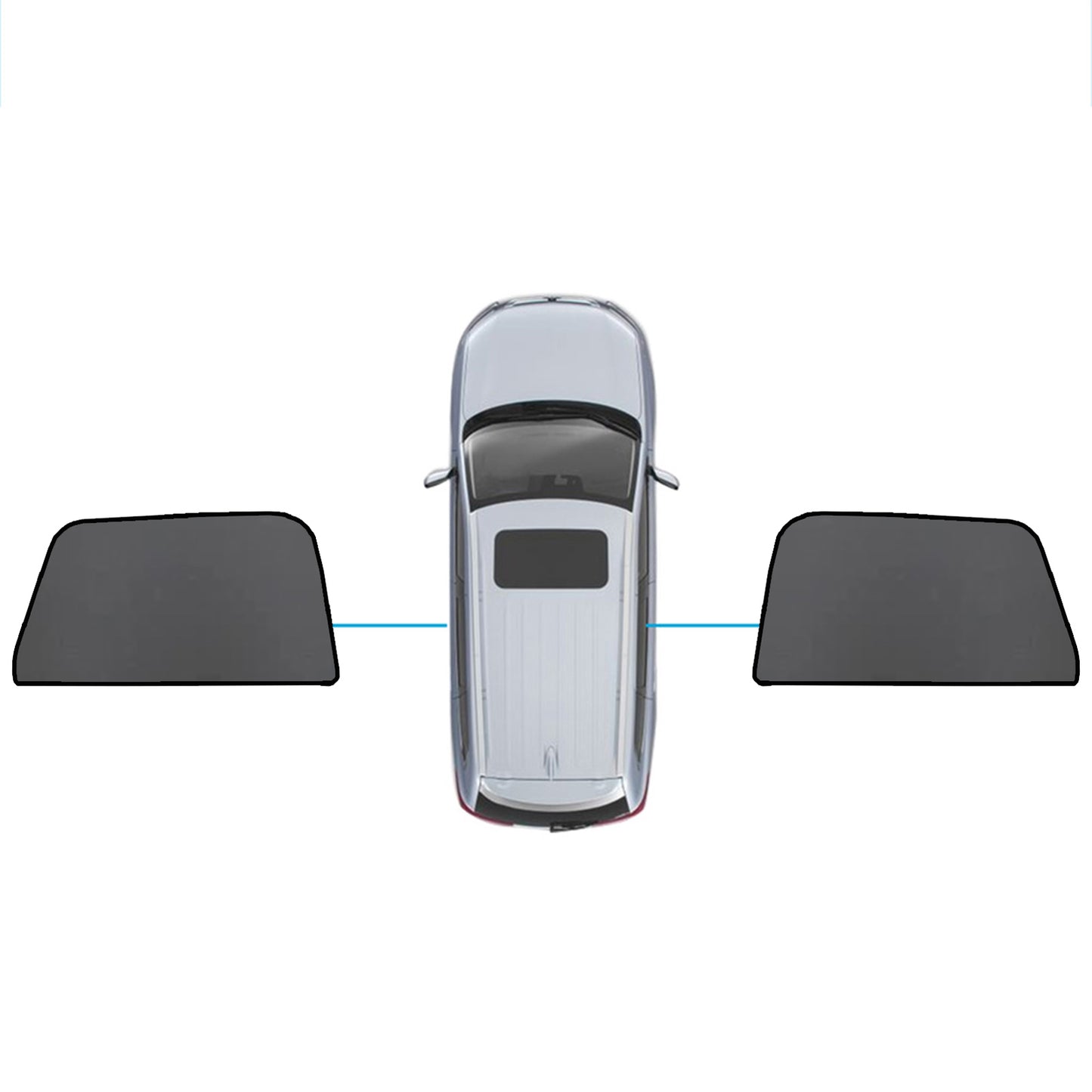 {{ Car Window Sun Shade Magnetic Sun Blind Mesh Suitable for BMW X5 F95 G05 2018-On }} - Buy Car Parts Online at {{ Kaka Auto Parts }}.