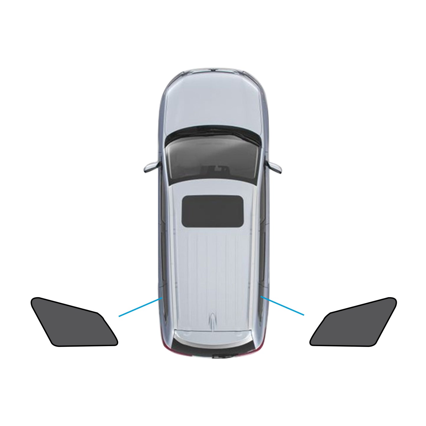 {{ Window Magnetic Mesh Sunshades Suitable for Kia Sportage 21-24 UVA  Protection }} - Buy Car Parts Online at {{ Kaka Auto Parts }}.
