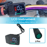 High Quality LCD Instrument Suitable For Bafang BBS01 Center Motor Color Display