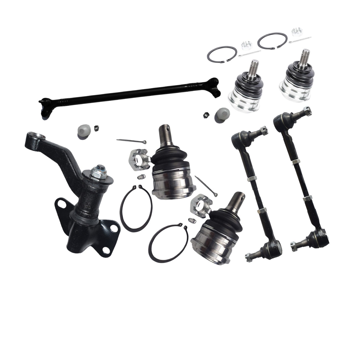 {{ Ball Joints Idler Arm Centre Rod Tie Rod Ends Suitable for Navara 4X4 D22 97-16 }} - Buy Car Parts Online at {{ Kaka Auto Parts }}.