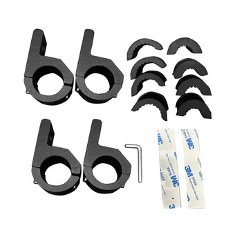 compare product 4x 19-32mm (1.2 Inch) Bullbar Pipe Mount Bracket Clamps Suitable For LED Work Light Bar 3 Set Insert