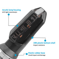4x Motorcycle LED Turn Signal Indicators Suitable For Bikes ¡§C Amber, Universal Fitment