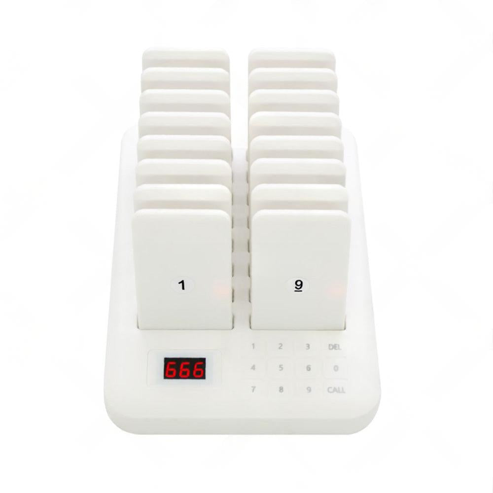 16-Channel Wireless Restaurant Pager System Suitable For Guest Calling & Queuing - AU