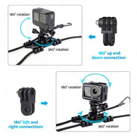 Adjustable Camera Fence Mount Stand Holder For Action Camera and Mobile Phone