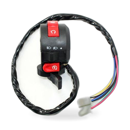 7 Wire Kill Start Light Switch Button Housing Suitable for PIT Quad Dirt Bike AT