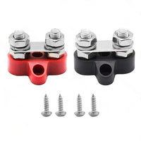 Bus Bar Terminal Blocks Heavy Duty M8+M8 Positive Power Distribution Studs