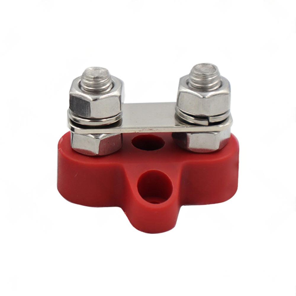 Bus Bar Terminal Blocks Heavy Duty M8+M8 Positive Power Distribution Studs
