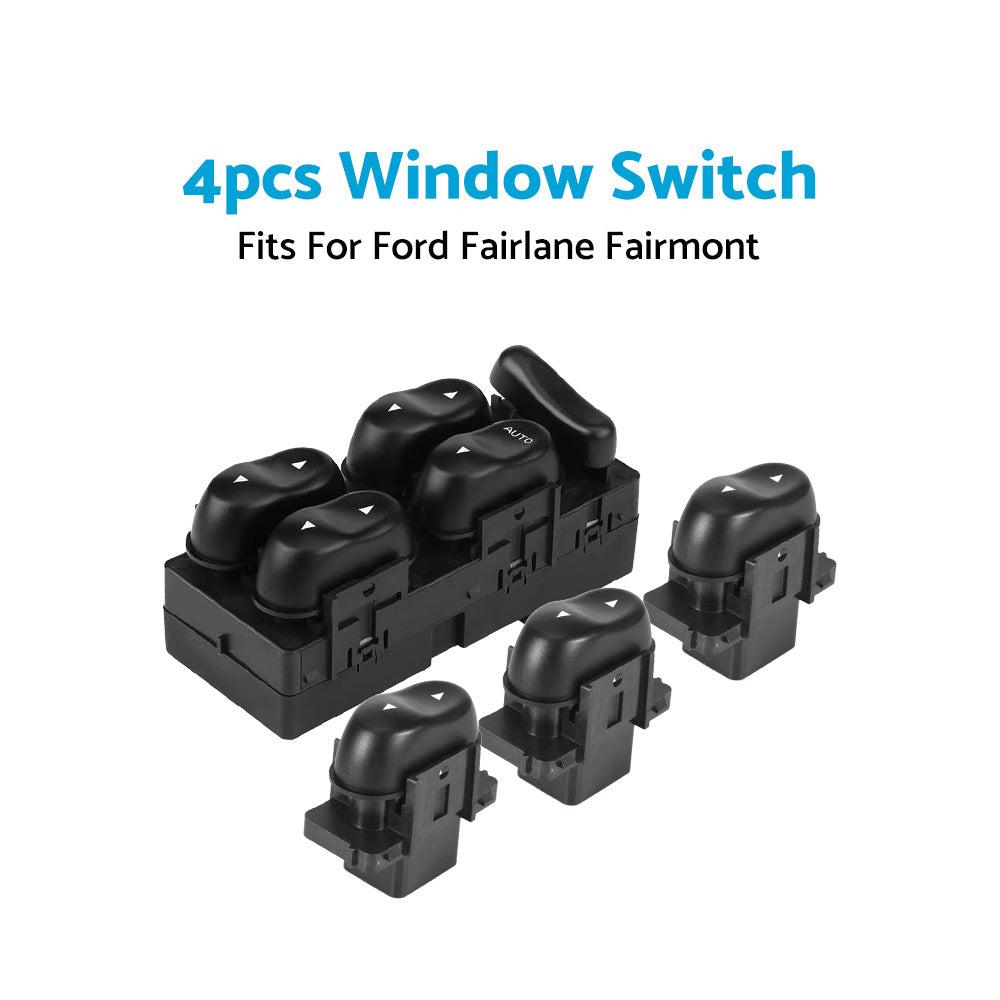 Set of 4 Power Window Switches Suitable For Ford Fairlane & Fairmont AU - Driver & Passenger Side