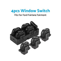 Set of 4 Power Window Switches Suitable For Ford Fairlane & Fairmont AU - Driver & Passenger Side