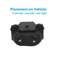 Set of 4 Power Window Switches Suitable For Ford Fairlane & Fairmont AU - Driver & Passenger Side