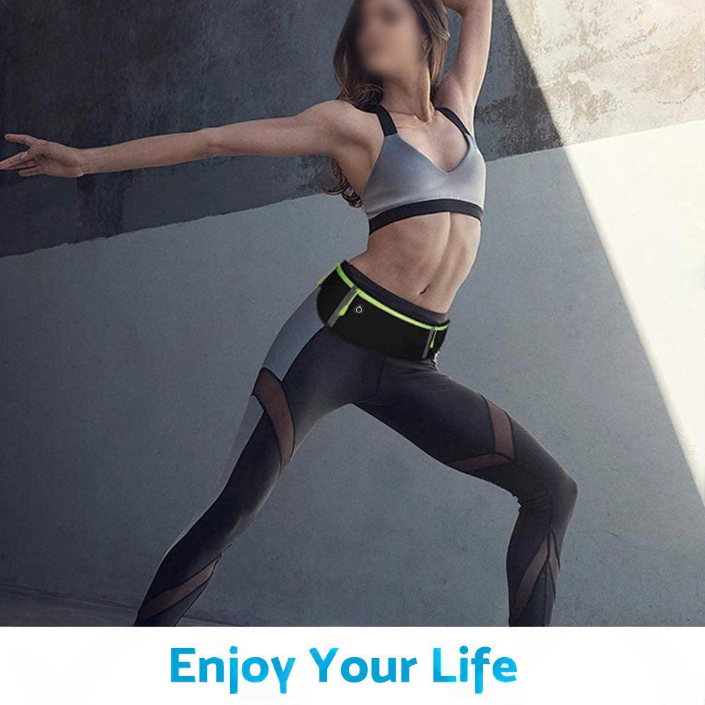 Waterproof Running Hiking Sport Bum Bag Travel Money Phone Belt Waist Zip Pouch