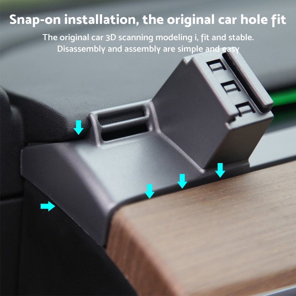360?? Rotating GPS Navigation & Cell Phone Holder Stand Suitable For Tesla Model 3 & Y